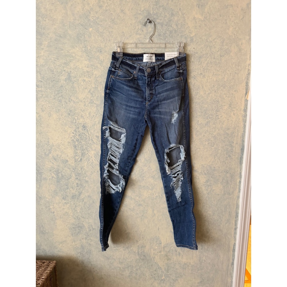 McGuire Denim Women's Blue High Rise Straight Jeans Size 28